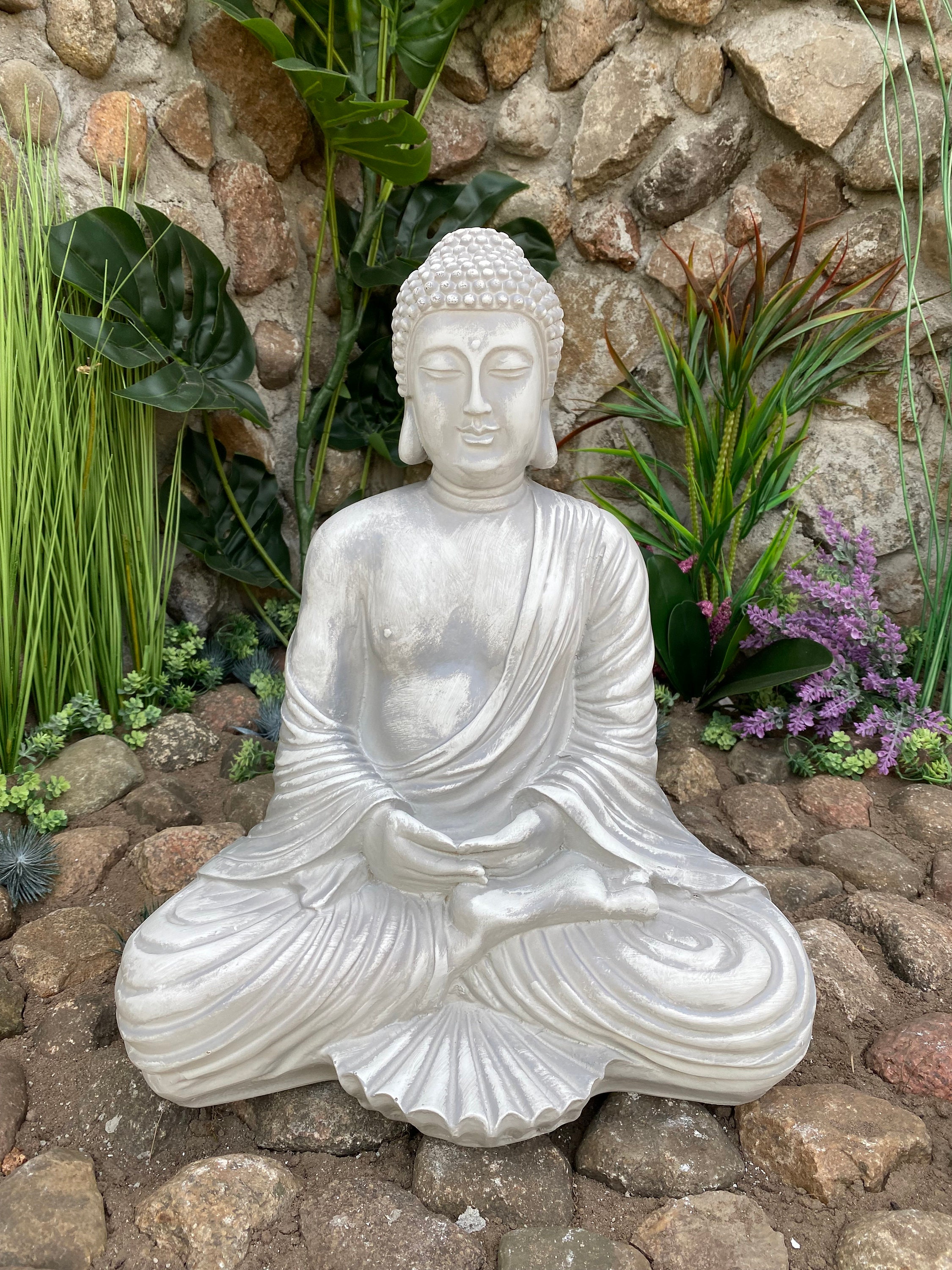 LARGE BUDDHA statue. Decor buddha figure Outdoor Etsy