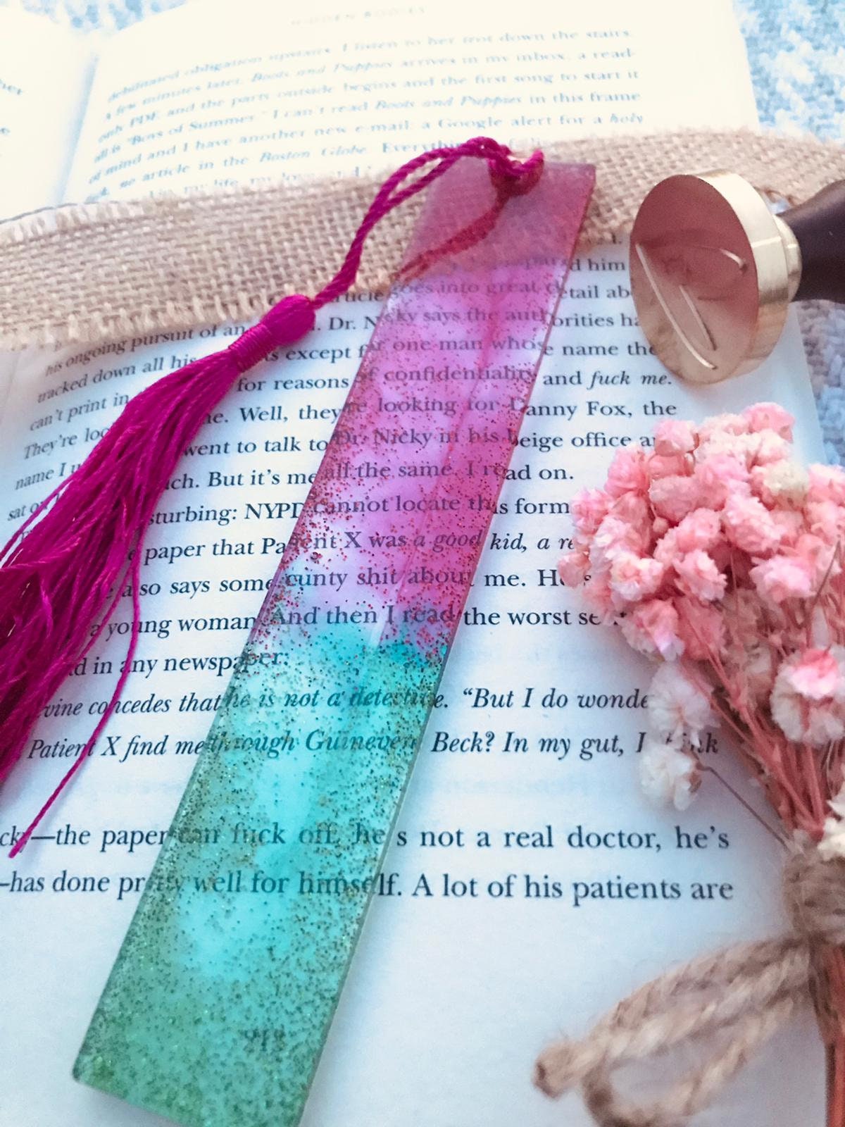 Custom Handmade resin bookmarks Etsy