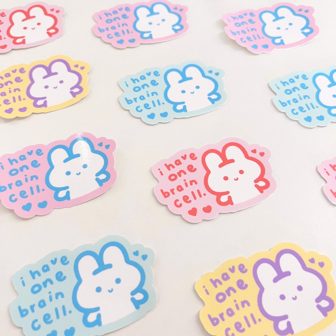 One Brain Cell Stickers Etsy