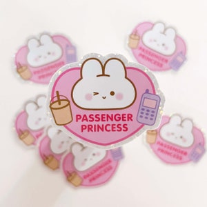 Adesivo Princesa Passageira Brilhante