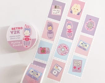 Y2K Stamp Washi Tape