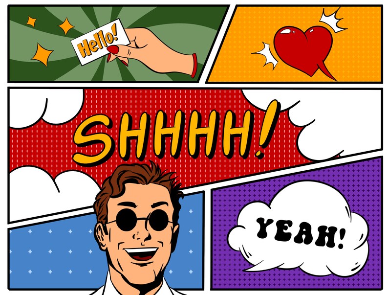 Pop Art Brush Set of 42 for Procreate 2nd Part Comics Art Procreate