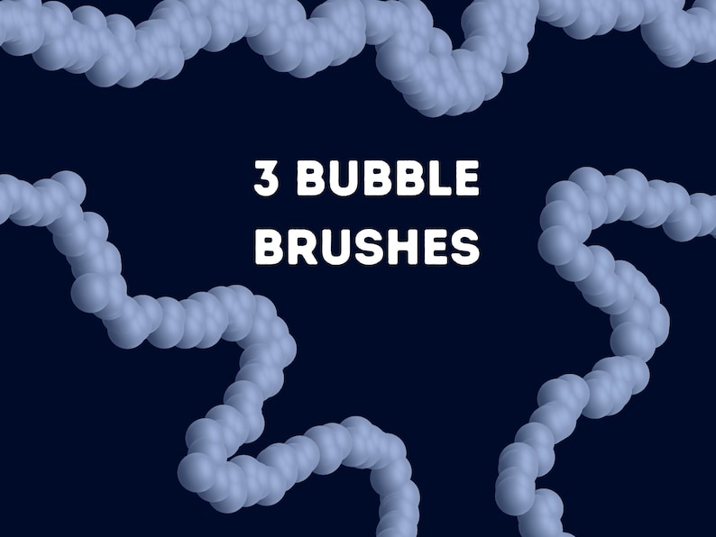 3D Procreate Brushes Duo Color Brush Set Procreate Effects Etsy