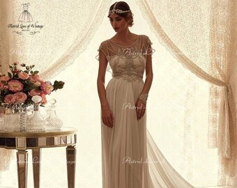 1920 vintage wedding dresses