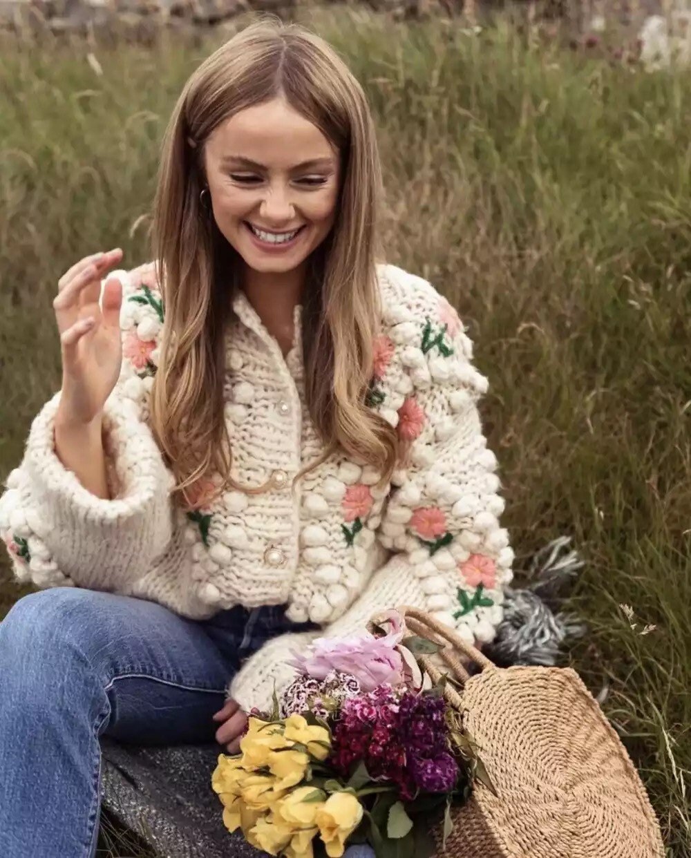 Cardigan Retro Vintage Autumn Spring 