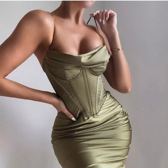 CORT CORSET, OLIVE