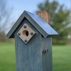 Nuthatch, Titmouse, Downy Woodpecker Nesting Box Birdhouse