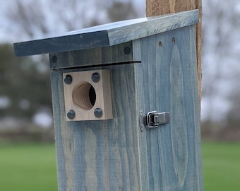 Bluebird and Tree Swallow Nesting Box Birdhouse