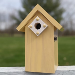 Nuthatch, Titmouse, Downy Woodpecker Nesting Box Birdhouse - Etsy