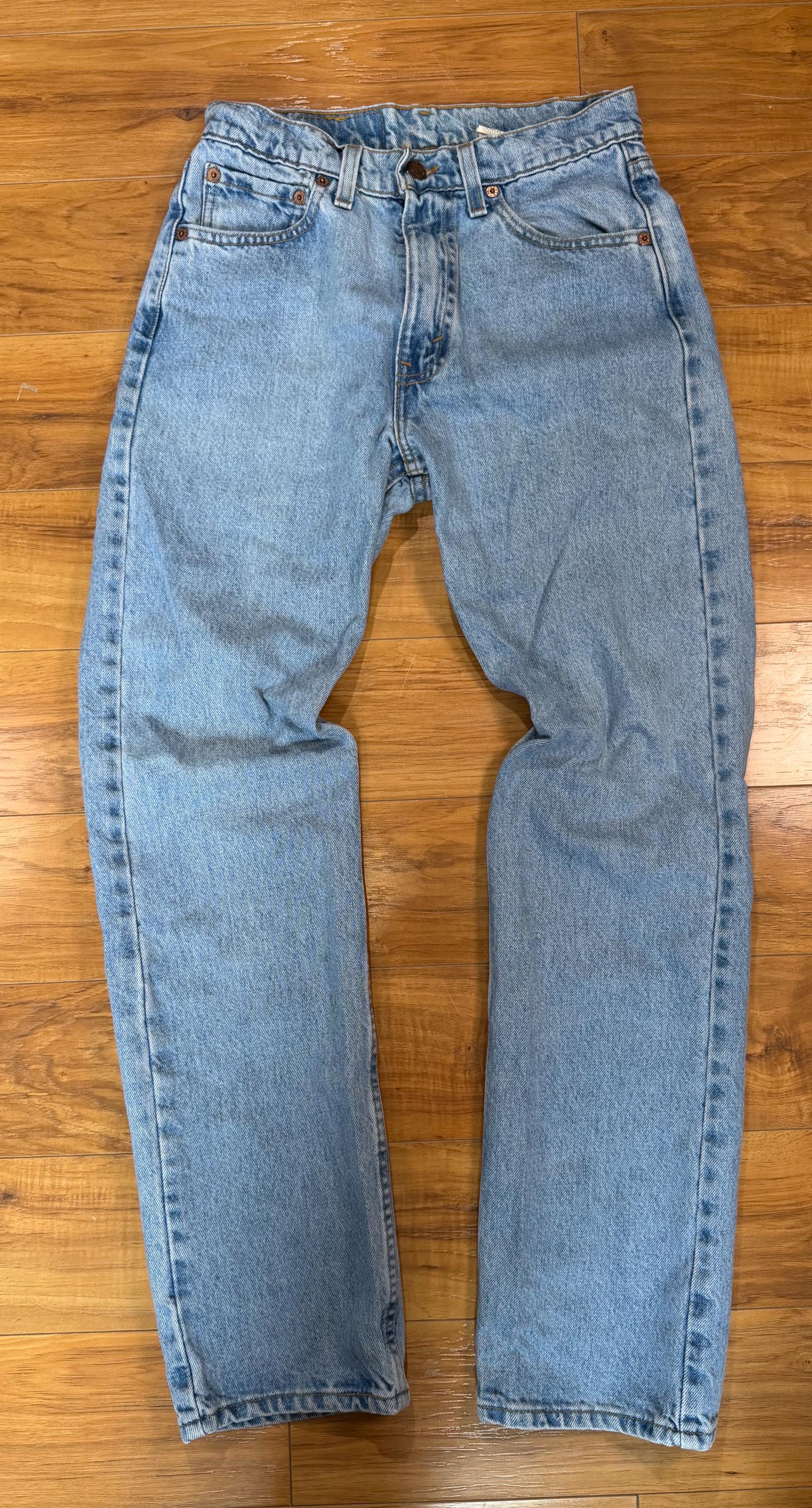 W27x28.5 vintage levi's 505 acid wash made in USA