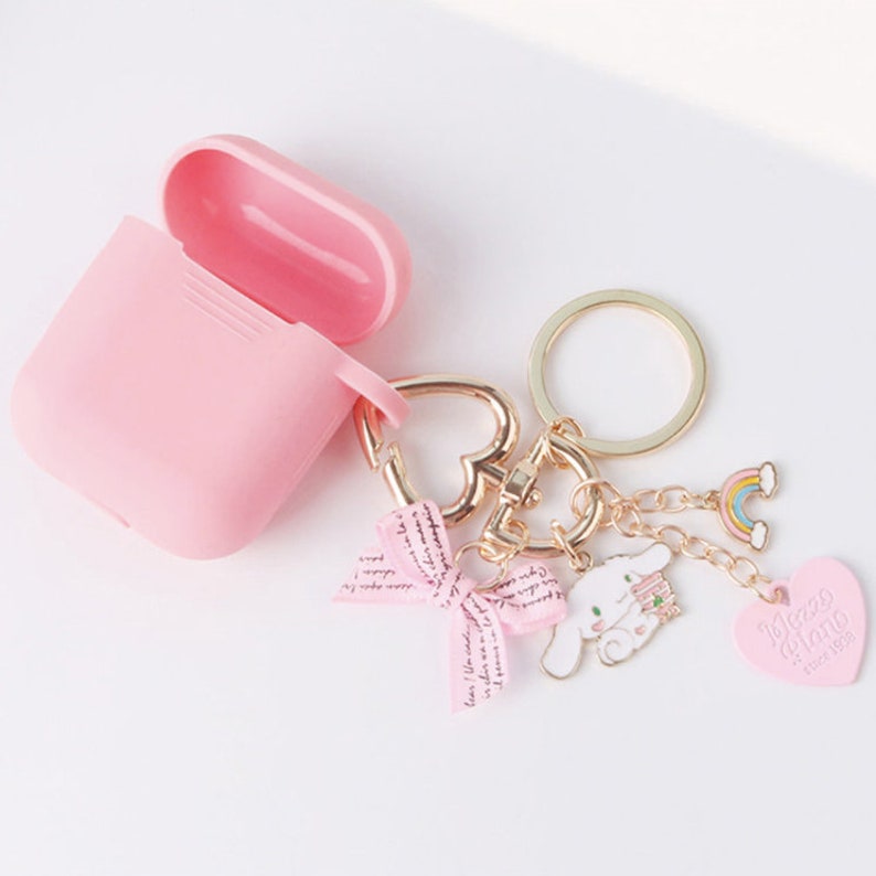 Cinnamon Roll Hello Kitty Keychain AirPod case Kawaii Etsy