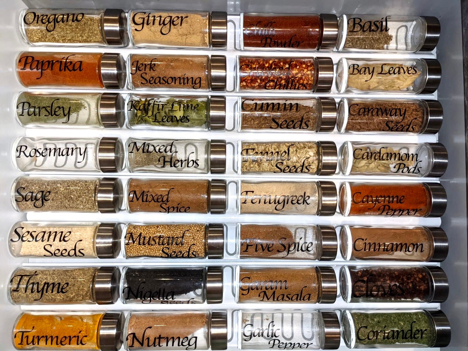 Custom Spice Jar Labels Vinyl Label Stickers Vinyl Decal Etsy UK