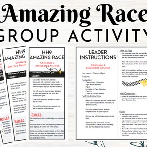 Amazing Race Group Activity