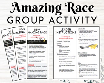 Amazing Race Printable Game