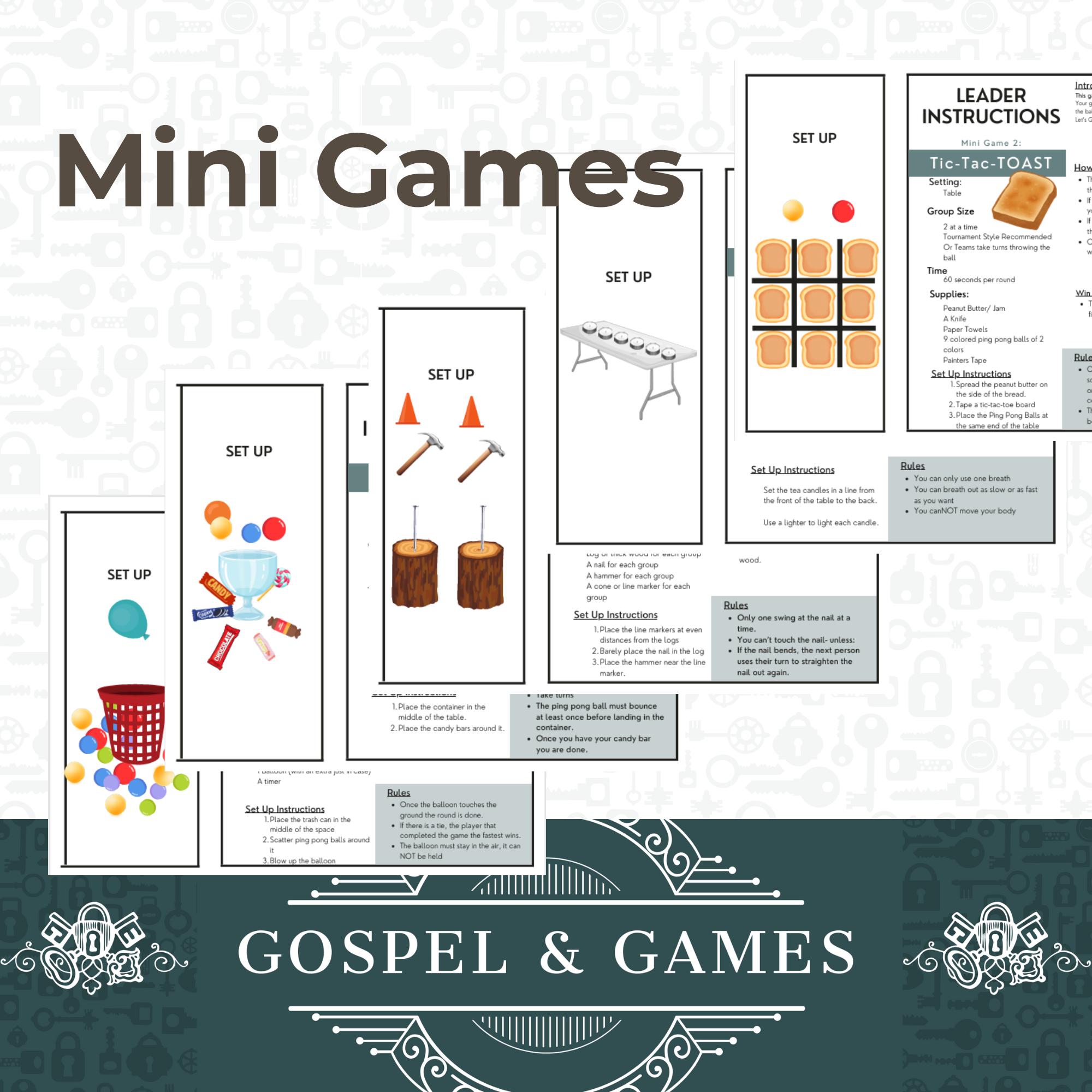 Scripture Finding Game Bible Escape Room Games – 5 Pack Printable | Christian Youth & Family ...