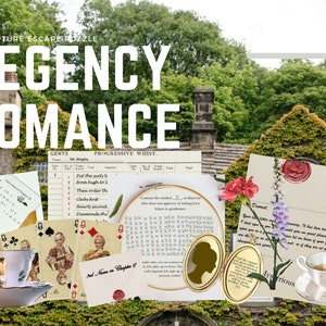 Regency Romance- Printable Escape Room
