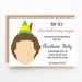 Buddy the Elf Christmas Party Invitation Template, Don't Be A Cotton ...