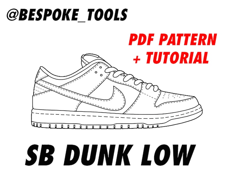 Nike dunk low pattern 11US/45EUR Etsy