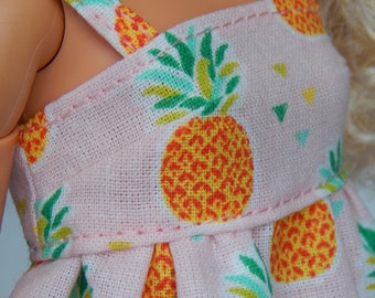 Ropa para muñecas escala 1/6 de 11,5 pulgadas, vestido de piña para muñecas
