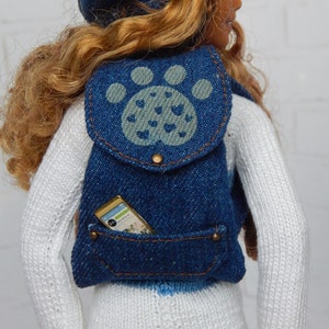 Puppenkleidung 1/6 Maßstab 11,5 inch, Puppen-Rucksack