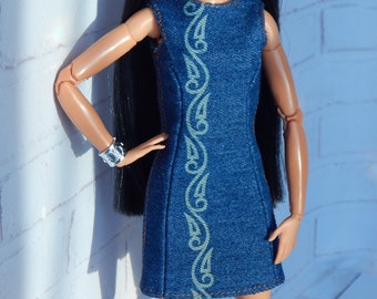 Doll Clothes 1/6 scale 11.5 inch, Doll Indian Dress
