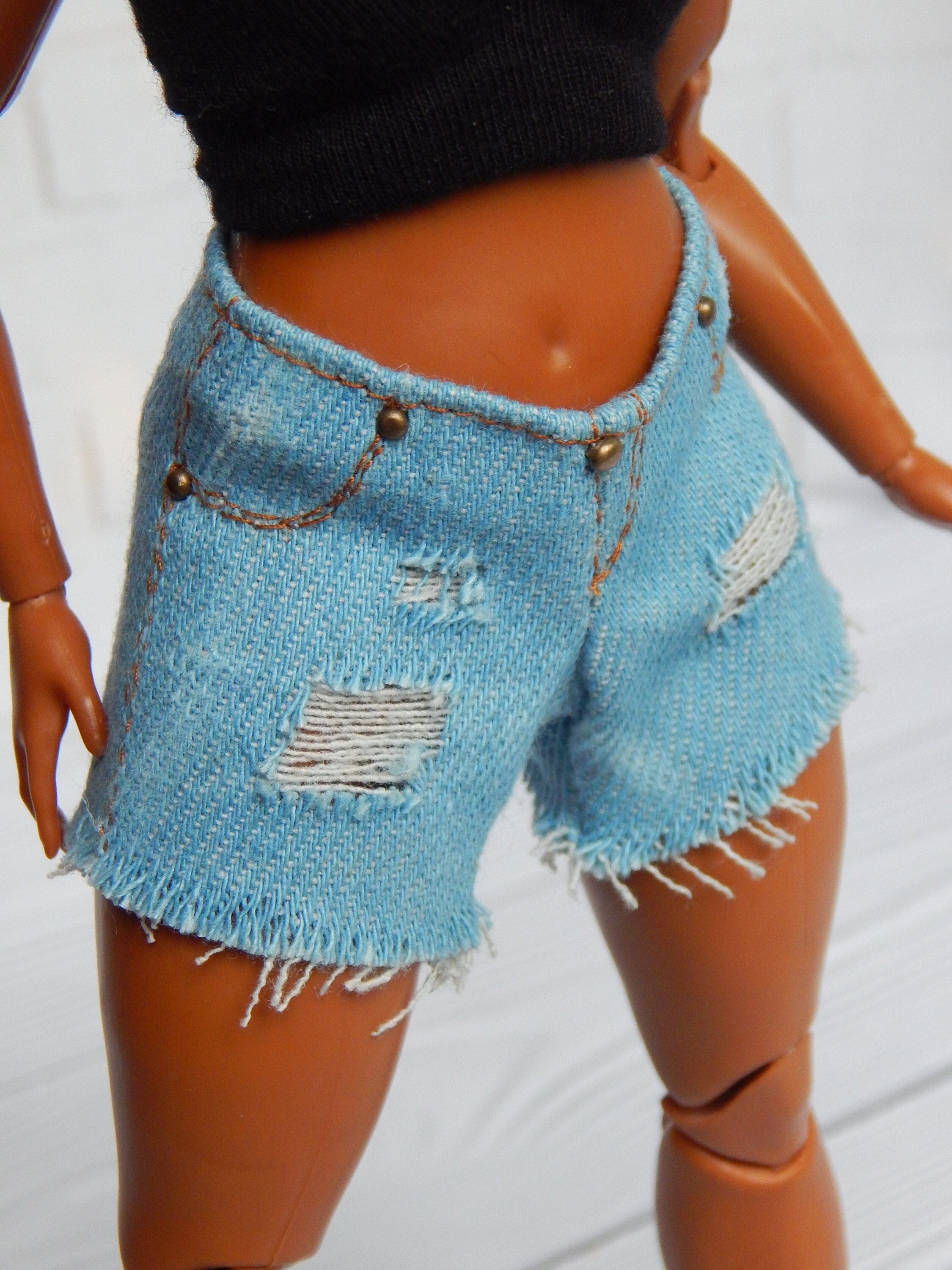 Barbie Ripped Jeans Etsy