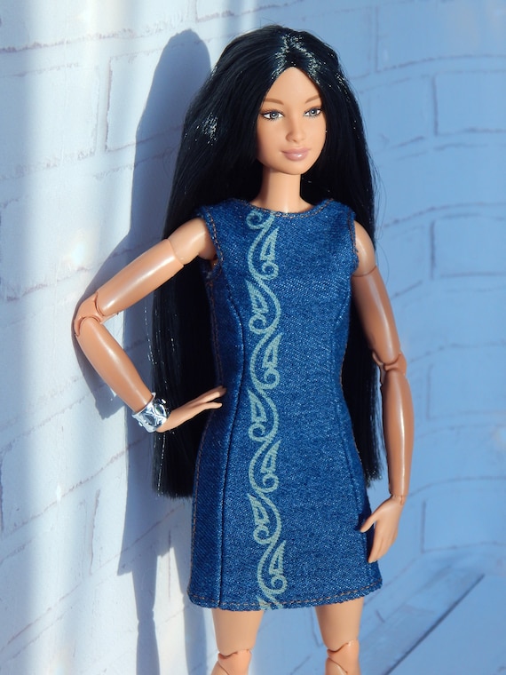 Doll Clothes 1/6 scale 11.5 inch, Doll Indian Dress