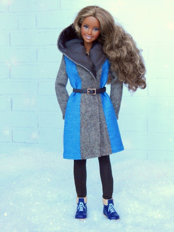 Doll Clothes 1/6 scale 11.5 inch, Doll Denim Coat