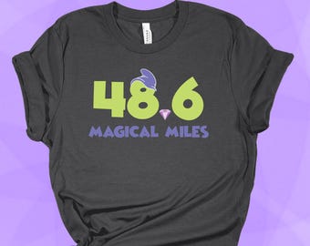 48.6 Magical Miles - Marathon Weekend inspired Tee, Tanks, Tech Shirt, or Hoodie, Dopey Challenge