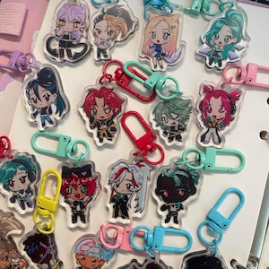 League of Legends kda heartsteel true damage acryic keychains