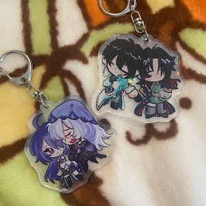honkai star rail ship keychains