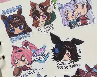 silly umamusume stickers