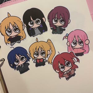 bocchi the rock scrimblo stickers