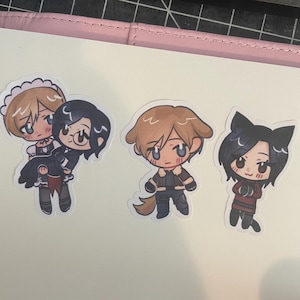 re4 resident evil 4 leon ada stickers