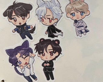 lads love and deepspace stickers