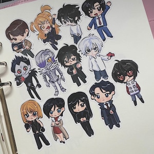 death book chibi stickers
