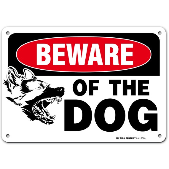 Etsy beware sale of dog sign