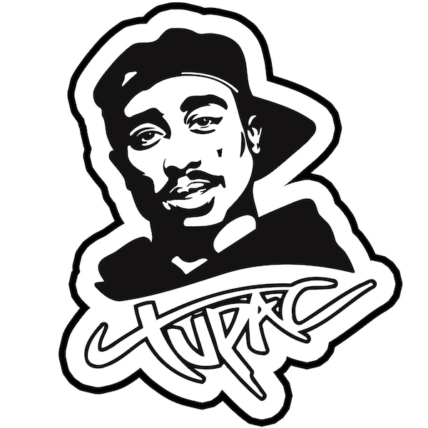 2PAC, 2PAC svg, Rappeur, Rappeur svg, Tupac, Tupac svg, Tupac Shakur, Tupac Shakur svg, Tupac Shakur Portrait, Tupac Shakur Portrait svg, Hip,