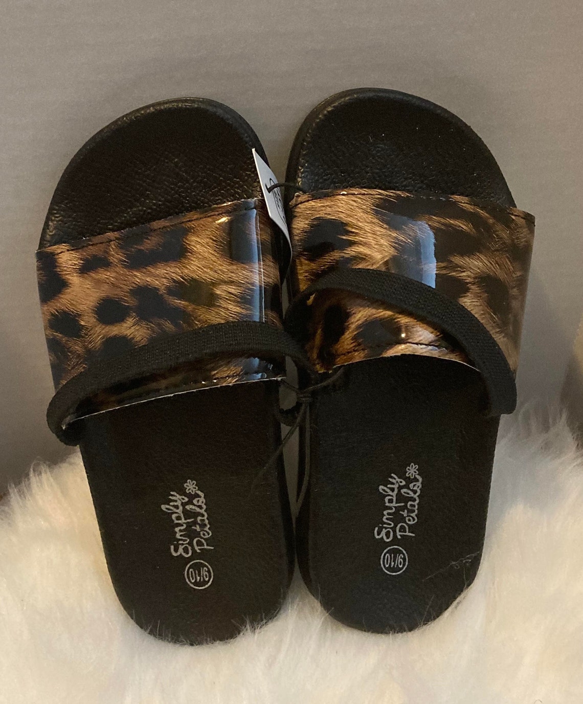 Little Girls Leopard Print Sandals | Etsy