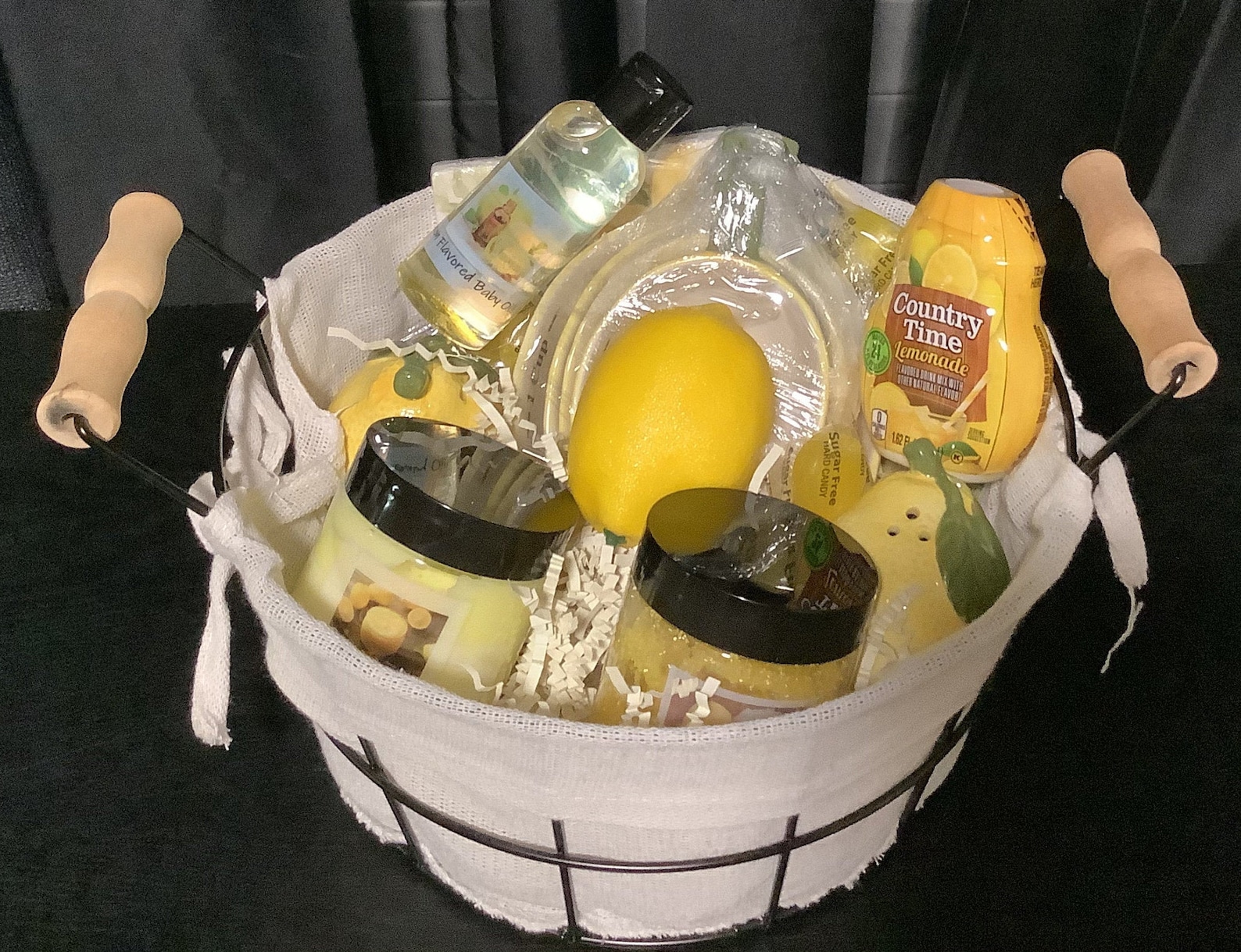 Lemon Lovers Gift Basket Gifts for Seniors Gifts for Mom Etsy