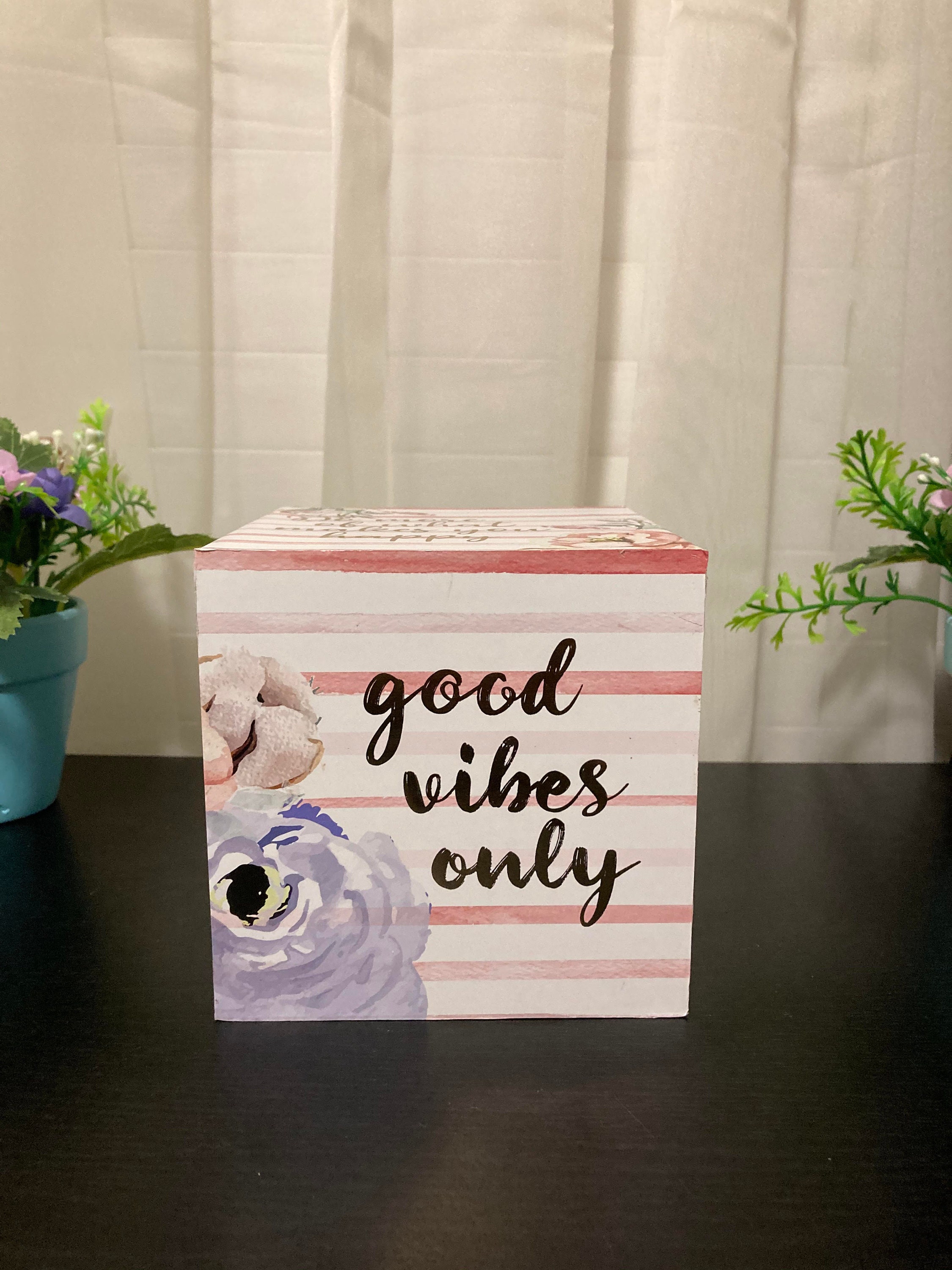 Inspirierende Spruch Würfel Dekoration Etsy