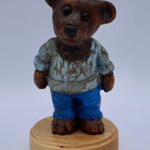 Carved Wood Forest Bears