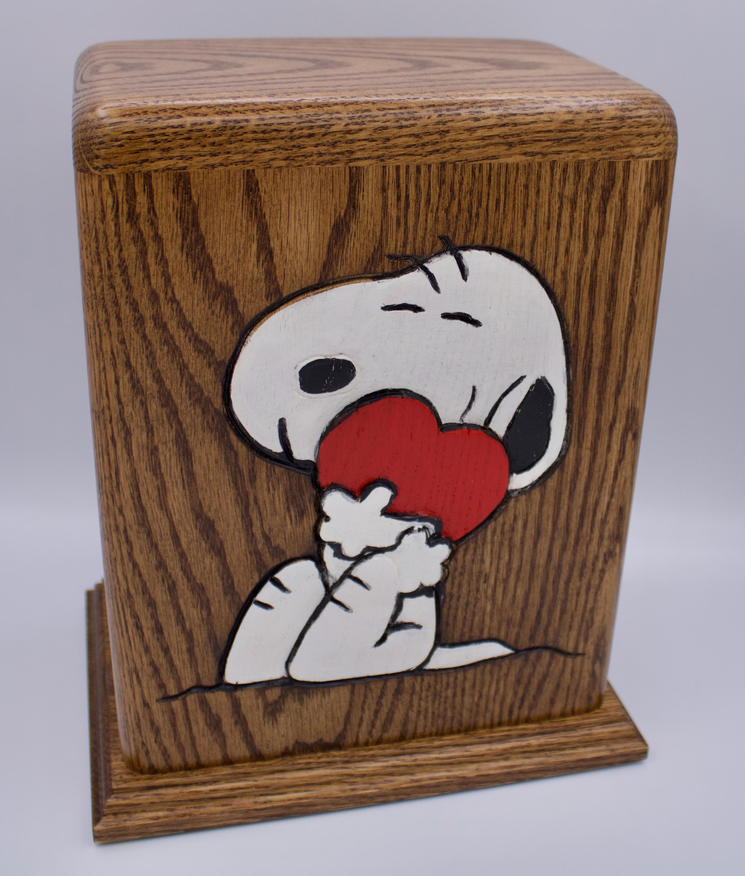 Carved Snoopy Adult Urn - Etsy