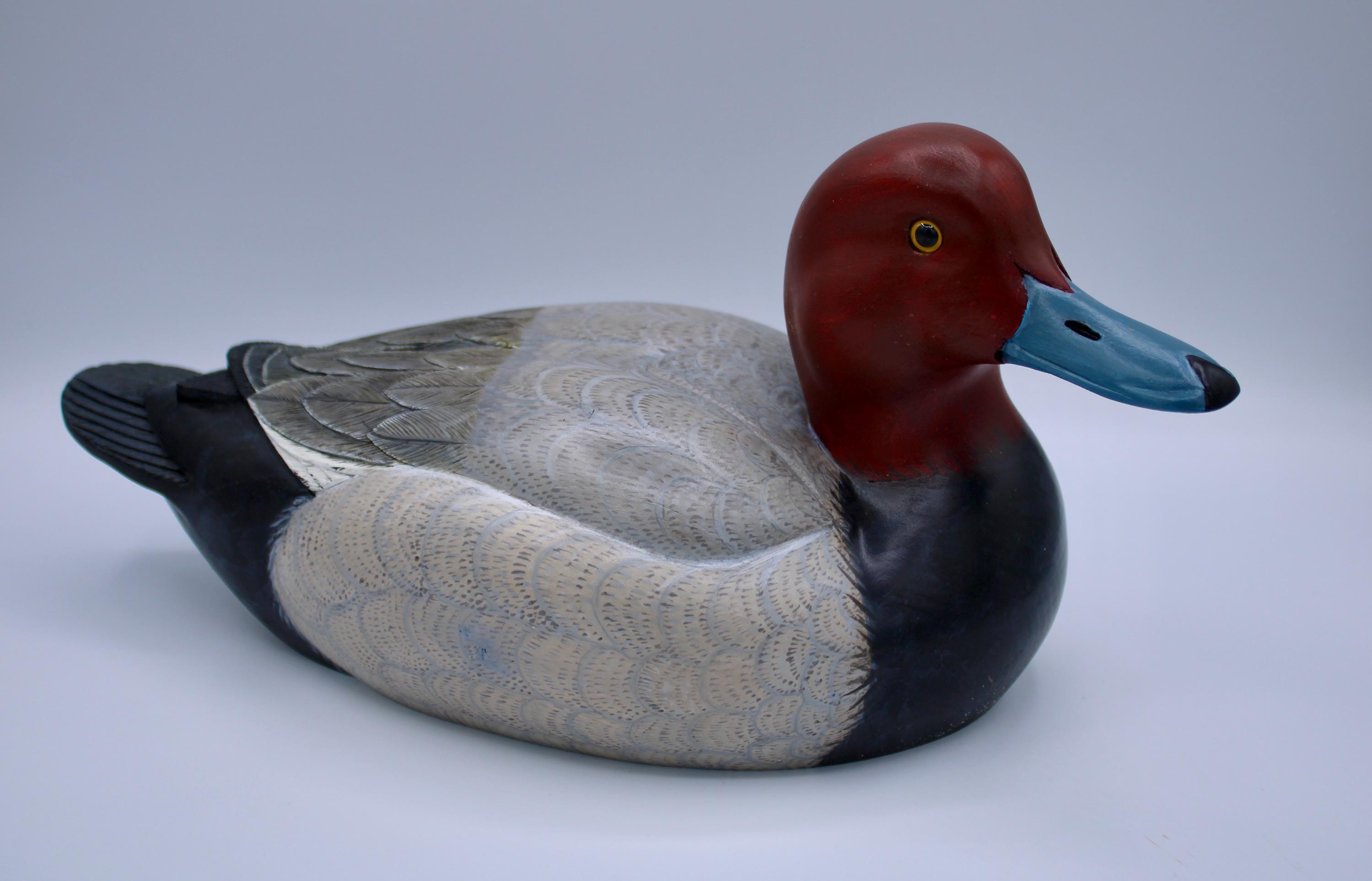 Vintage Red Head Duck Decoy - Etsy