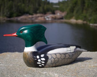 Red Breasted Merganser duck decoy