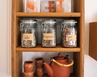 Wall shelf 3 shelves H72 W46 D20 cm