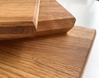 Cutting board with bevelled edges 31.5 x 15.5 cm