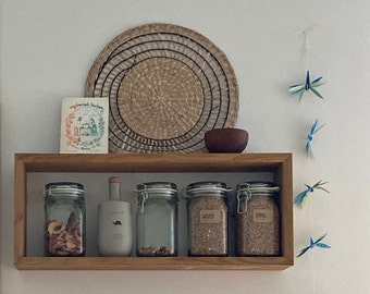 Wall shelf transverse H26 W64 T12cm
