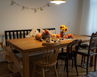 Oak table (dining table) B94 L200 H76 cm