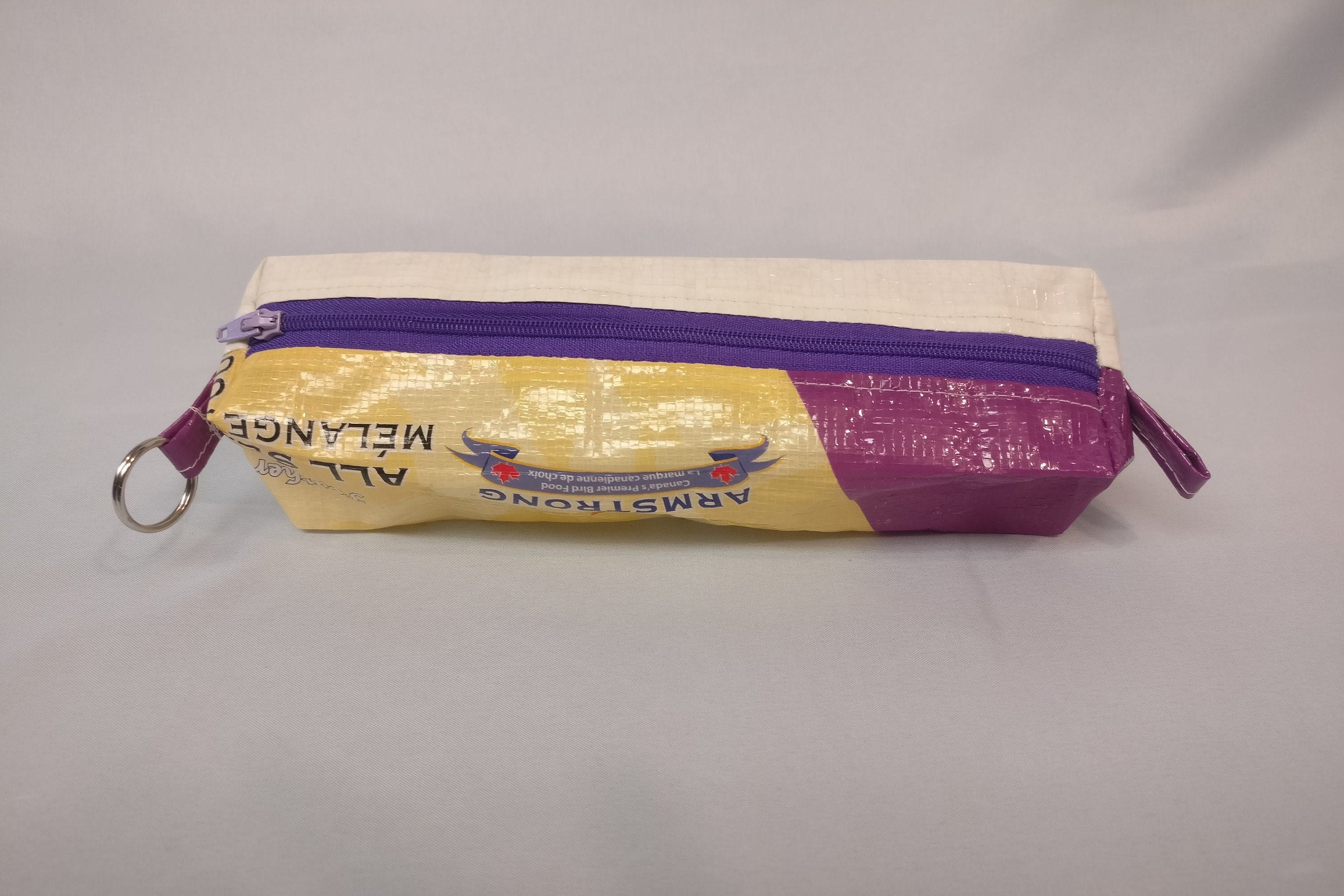 Pencil case made with recycled bags back to school great Etsy España